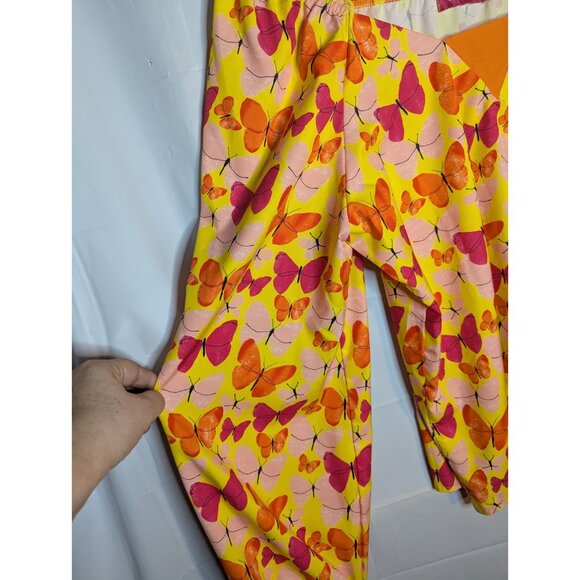 Mundefeis Women's Butterfly Long Sleeve Top Sz XL Cottagecore Pheasant Barbie - Picture 3 of 9